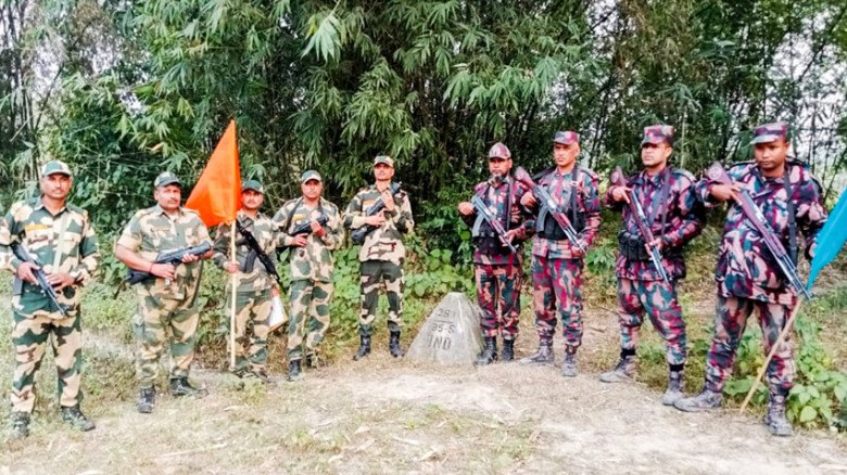 সিলেটের কানাইঘাটে বিএসএফ-এর গুলিতে নিহত যুবকের লাশ হস্তান্তর