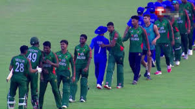 হুড়মুড়িয়ে পড়ল বাংলাদেশ অনূর্ধ্ব-১৯ের ব্যাটিং, আফগানিস্তান ফে