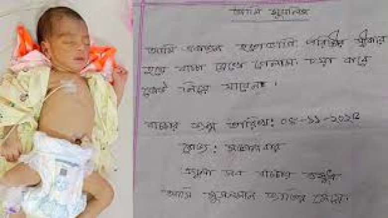 দিনাজপুর মেডিকেল কলেজ হাসপাতালে নবজাতক রেখে গেল স্বজনেরা, দত