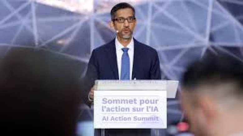 ছবির ক্যাপশন: এআইকে অন্ধভাবে বিশ্বাস না করার আহ্বান সুন্দর পিচাইয়ের