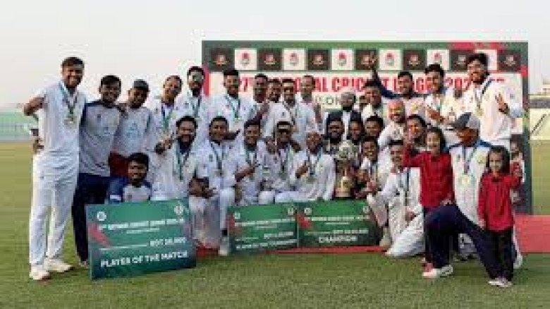 রংপুর তিন বছর পর আবার জাতীয় ক্রিকেট লিগের চ্যাম্পিয়ন